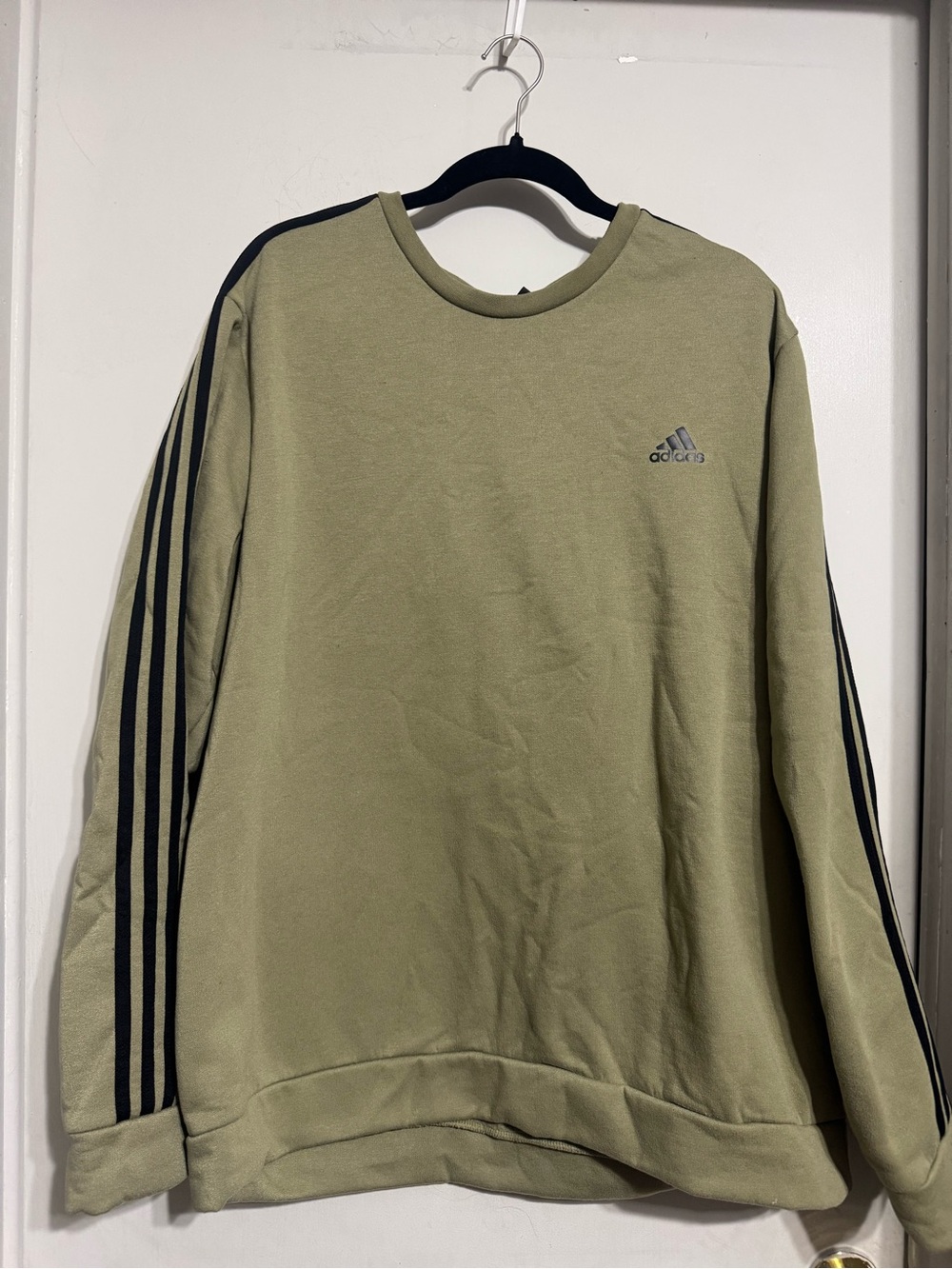 Adidas Primegreen Crewneck Sweatshirt Men’s XL Olive Green Pullover